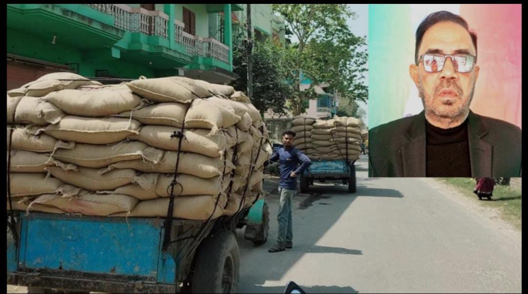 শার্শায় বিএনপি নেতার বিরুদ্ধে ১৫৫ বস্তা চাল লুটের অভিযোগ।
